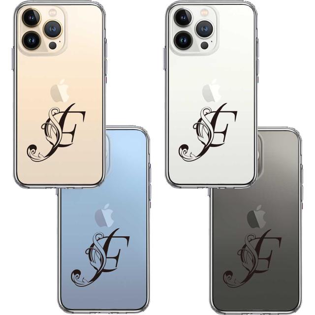 iPhone13Pro ケース クリア アルファベット 【F】 スマホケース 側面ソフト 背面ハード ハイブリッド 送料無料-1