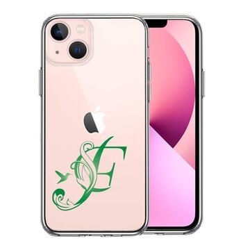 iPhone13mini ケース クリア アルファベット 【F】 スマホケース 側面ソフト 背面ハード ハイブリッド 送料無料-2