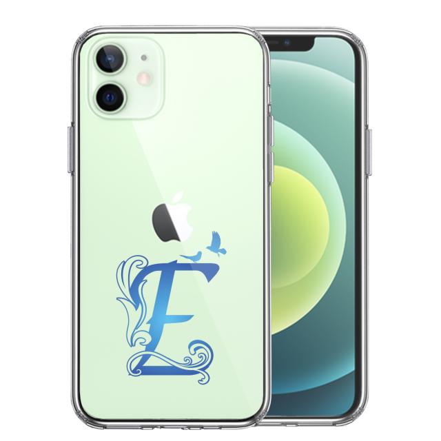 iPhone12mini ケース クリア アルファベット 【E】 スマホケース 側面ソフト 背面ハード ハイブリッド  送料無料-2