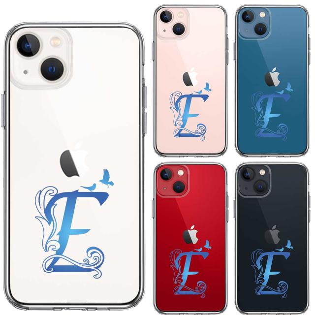 iPhone13 ケース クリア アルファベット 【E】 スマホケース 側面ソフト 背面ハード ハイブリッド 送料無料-3