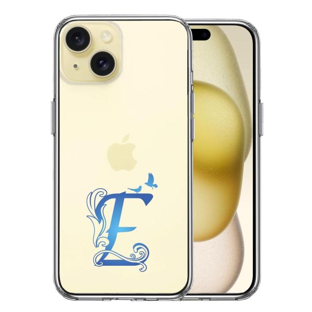 iPhone15Plus ケース クリア アルファベット 【E】 スマホケース 側面ソフト 背面ハード ハイブリッド  送料無料-2