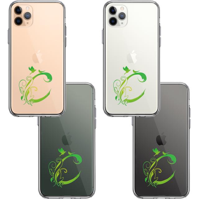 iPhone11proケース クリア アルファベット 【C】 スマホケース 側面ソフト 背面ハード ハイブリッド 送料無料-3