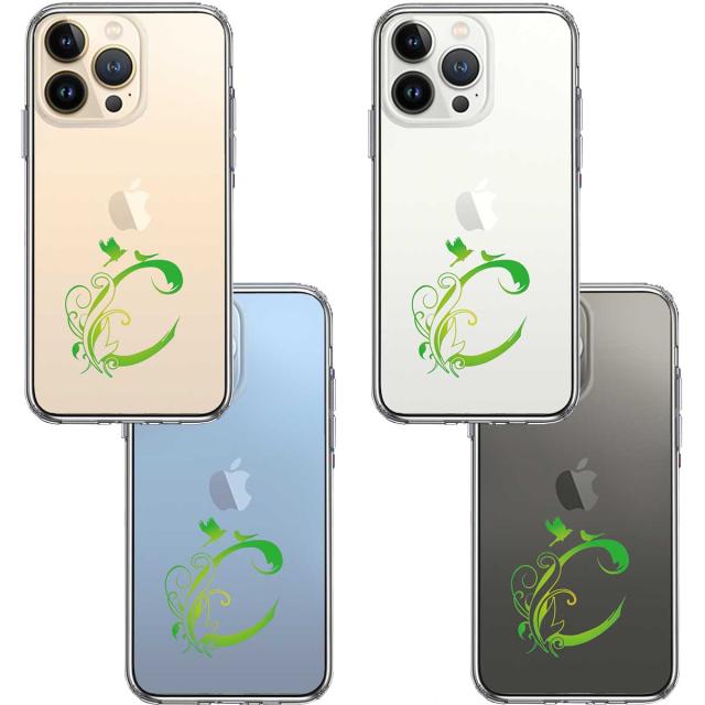 iPhone13Pro ケース クリア アルファベット 【C】 スマホケース 側面ソフト 背面ハード ハイブリッド 送料無料-3