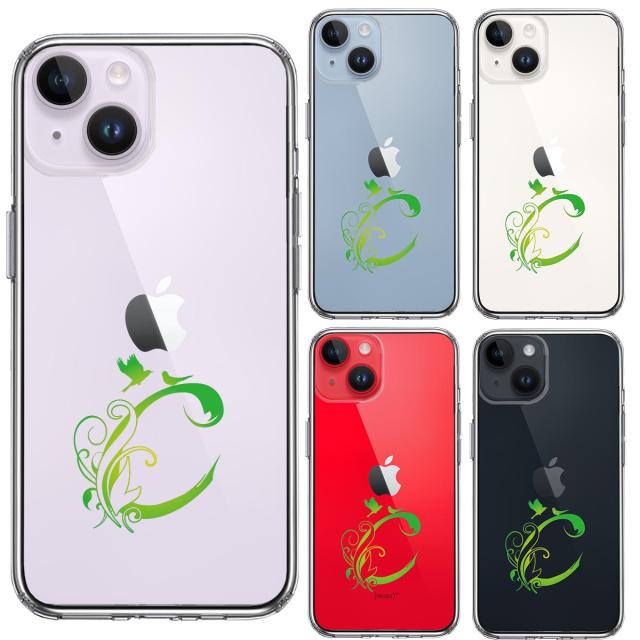 iPhone14Plus ケース クリア アルファベット 【C】 スマホケース 側面ソフト 背面ハード ハイブリッド  送料無料-3