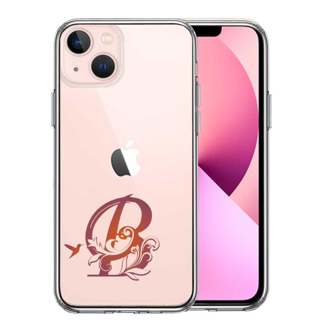iPhone13mini ケース クリア アルファベット 【B】 スマホケース 側面ソフト 背面ハード ハイブリッド  送料無料-2