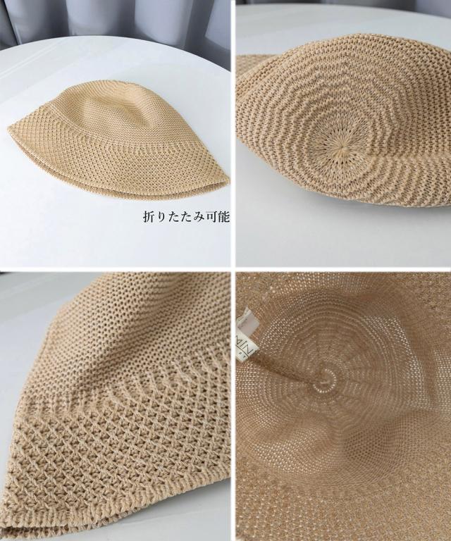 バケットハット レディース 麦わら帽子夏 送料無料 即日発送-2