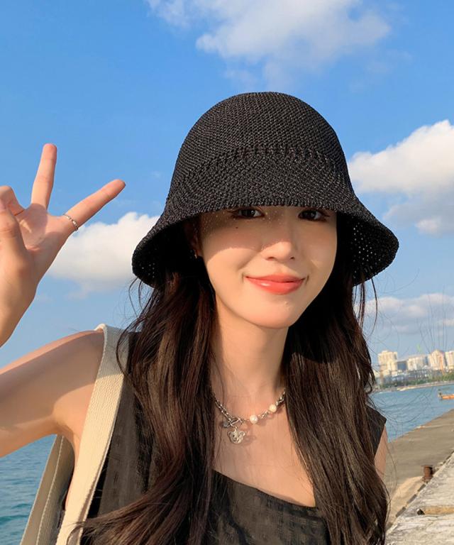 バケットハット レディース 麦わら帽子夏 送料無料 即日発送-4