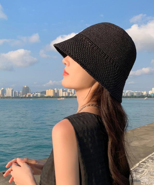 バケットハット レディース 麦わら帽子夏 送料無料 即日発送-6