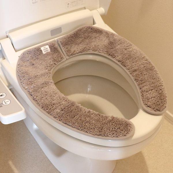 吸着べんざシートもこもこタフトスリムブラウン 2個セット 送料無料 即日発送-2