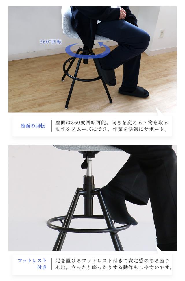 オフィスチェア OFS 3724 High Stool 送料無料 即日発送-27