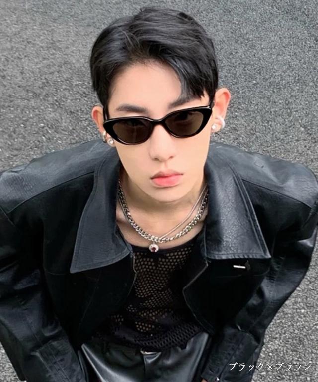 キャットアイ カラーフレームサングラス 送料無料 即日発送-8