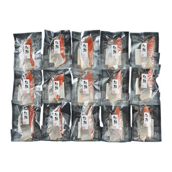 塩紅鮭切身 15枚セット 送料無料-1