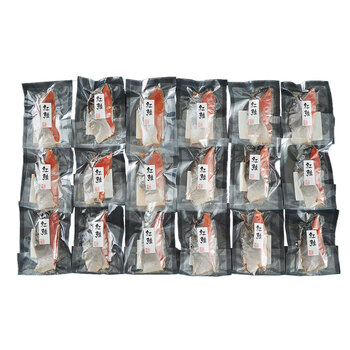 塩紅鮭切身 18枚セット 送料無料-1