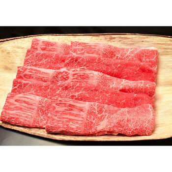 滋賀 松喜屋 近江牛すきやき モモ バラ1kg 送料無料-1