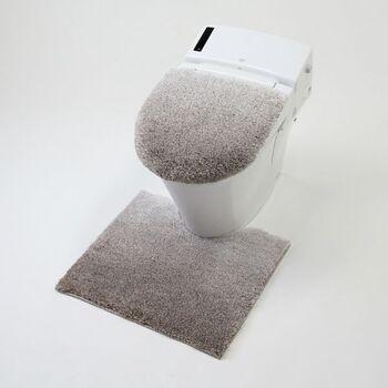 グラデトイレ足元マットベージュブラウン 送料無料 即日発送-1