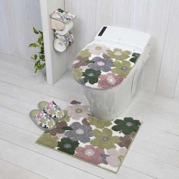 フルールトイレ足元マットG 送料無料 即日発送-2