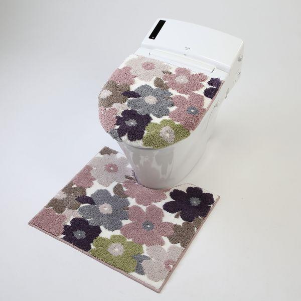 フルールトイレ足元マットP 送料無料 即日発送-1