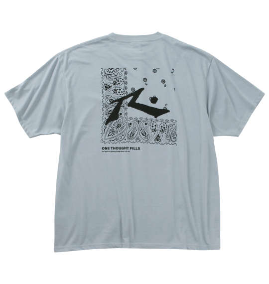 大きいサイズ RUSTY バンダナグラフィック半袖Tシャツ 3L 4L 5L 6L 8L MC842771-65296 ラッピング可 送料無料 即日発送-4