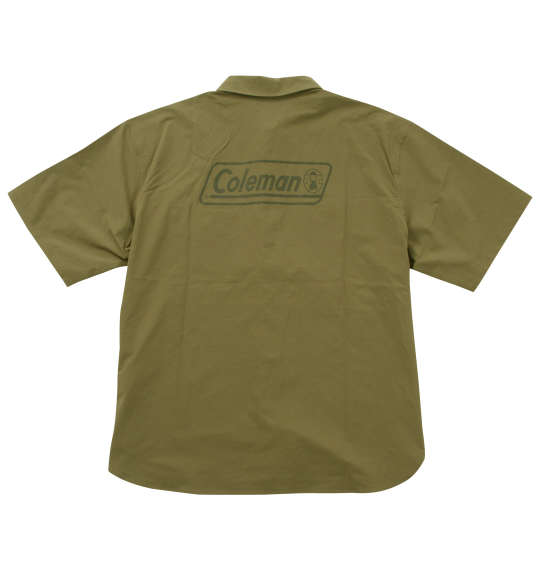 大きいサイズ Coleman ストレッチナイロンリップストップバイカラー半袖シャツ 3L 4L 5L 6L 7L 8L MC742702-65301 ラッピング可 送料無料 即日発送-5