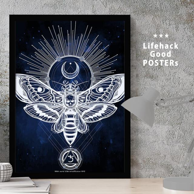 アートポスター A4 独特な世界観 NYCS 004b 個性派 デザインセレクト 送料無料-1