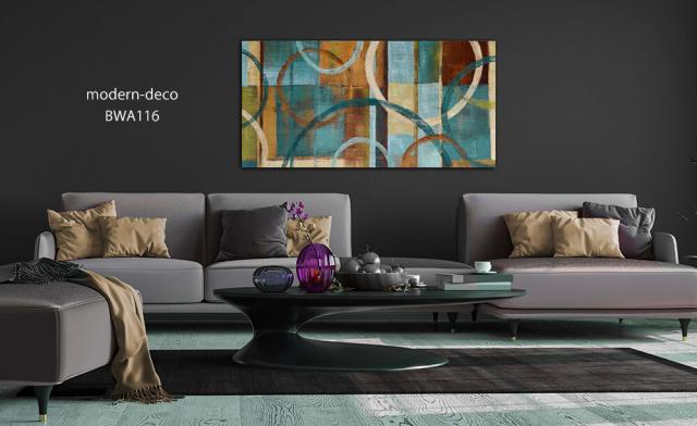 アートパネル BWA116 CIRCLE1 円の抽象 100cm 抽象画 絵画 和風 和モダン 壁掛け アート 北欧 茶色 送料無料-11