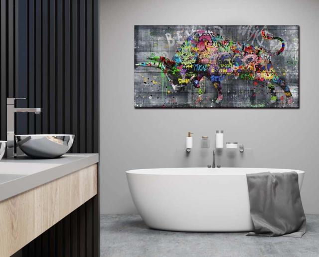 アートパネル ARTJOY Graphical King Bull ポップアート ブランド キングブル キングヌー COW カウ 牛 絵画 送料無料-2