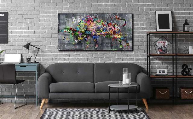 アートパネル ARTJOY Graphical King Bull ポップアート ブランド キングブル キングヌー COW カウ 牛 絵画 送料無料-6