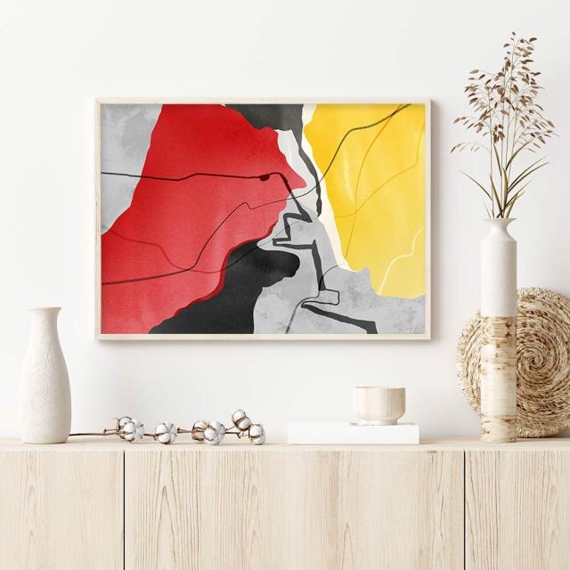 アートポスター A3 ちょっぴり上級者向けデザイン アートポスター 北欧 アブストラクト 絵 イラスト 送料無料-3