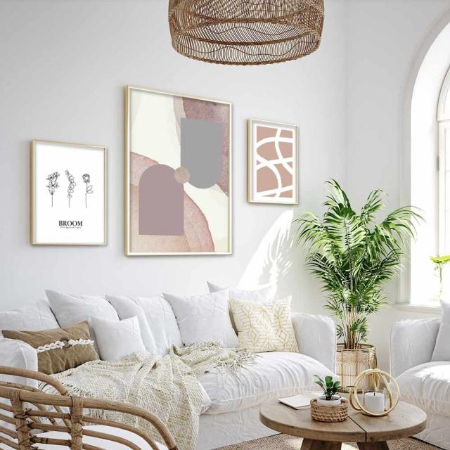 アートポスター A3 余白バランスが良い感じ チルカラーA3 A3 北欧 モダン 絵 ナチュラル ベージュ 送料無料-11