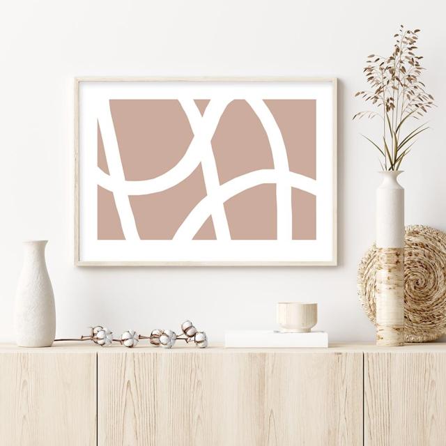 アートポスター A3 余白バランスが良い感じ チルカラーA3 A3 北欧 モダン 絵 ナチュラル ベージュ 送料無料-3