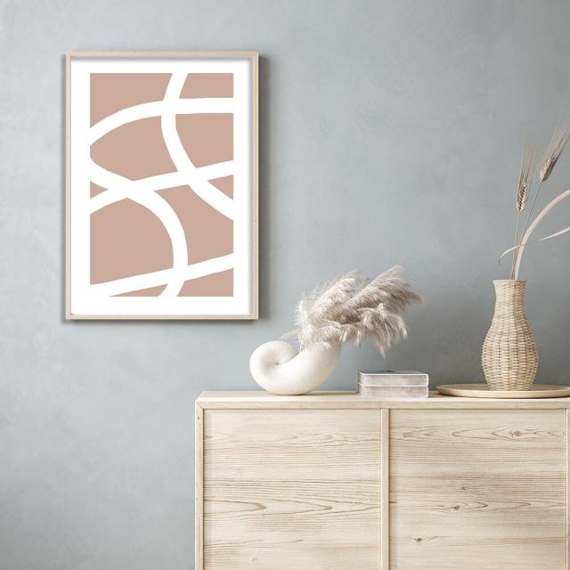 アートポスター A3 余白バランスが良い感じ チルカラーA3 A3 北欧 モダン 絵 ナチュラル ベージュ 送料無料-4