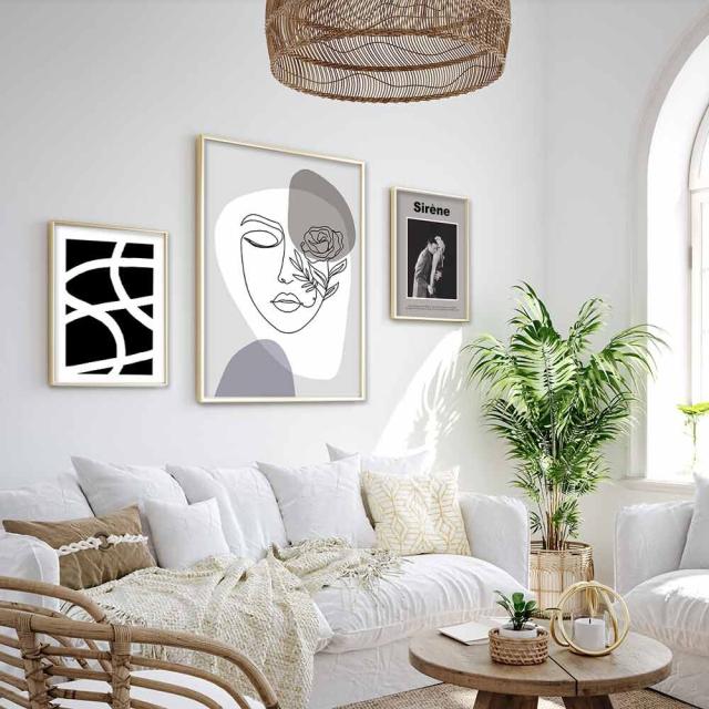 アートポスター A4 余白バランスが良い感じ チルカラーA4 A3 北欧 モダン 絵 ナチュラル MONOTONE 送料無料-12