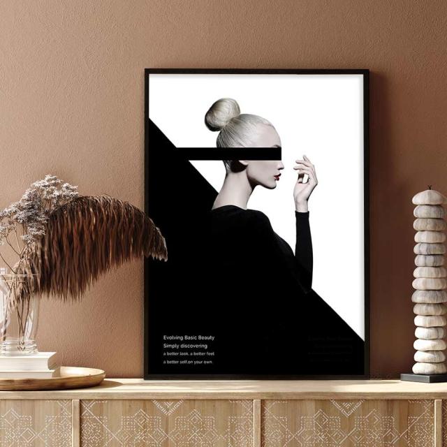 アートポスター A4 サロン アパレル系内装 カウンター装飾に Fashion Iconおしゃれ モード AB10908665-6377 送料無料-1