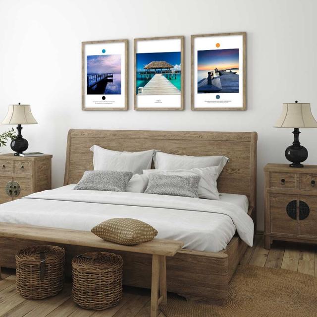 アートポスター A4 miimOcean Life海辺 海 桟橋 風景 リゾート アートプリント 高級印画紙 PO23 送料無料-7