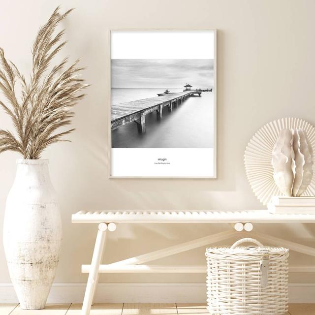 アートポスター A4 miimimagin Ocean Life海辺 海 桟橋 モノ resort 絵 写真 高級印画紙 PO20 送料無料-1