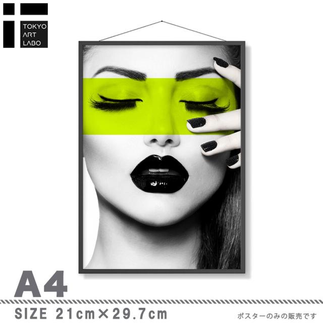 アートポスター A4 サロン アパレル系内装 カウンター装飾に Fashion Iconおしゃれ モード AB10908663-6392 送料無料-3