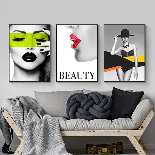 アートポスター A4 サロン アパレル系内装 カウンター装飾に Fashion Iconおしゃれ モード AB10908663-6392 送料無料-5