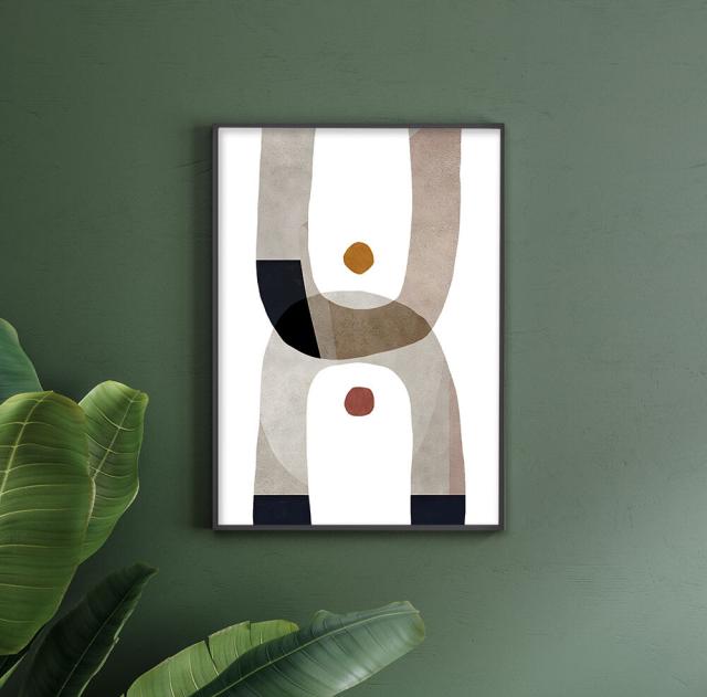 アートポスター A3 余白のバランスが良い感じ チルカラー グレイッシュ 北欧風 和風 和モダン 絵 イラスト AB10914711-C0359 送料無料-3