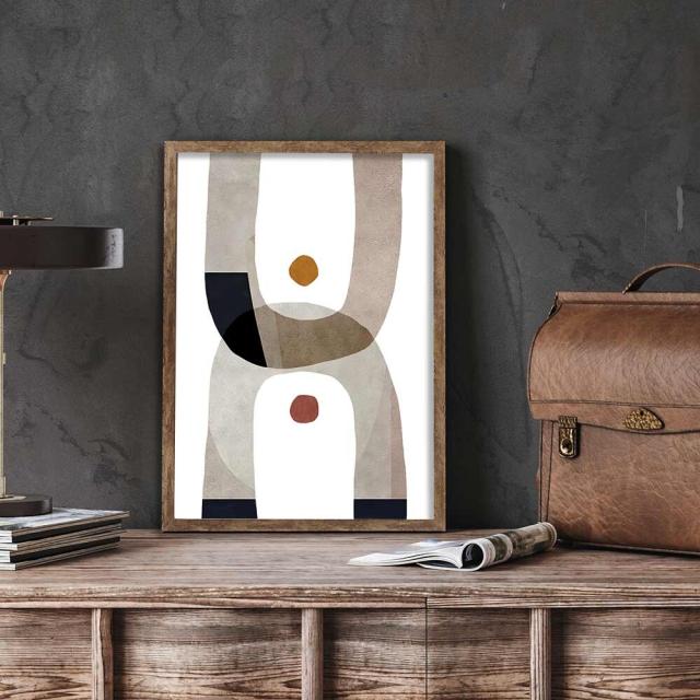 アートポスター A3 余白のバランスが良い感じ チルカラー グレイッシュ 北欧風 和風 和モダン 絵 イラスト AB10914711-C0359 送料無料-4