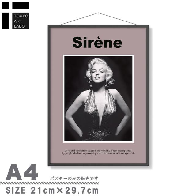 アートポスター A4 サロン アパレル系内装 カウンター装飾に Fashion Icon女性 おしゃれ モード AB10908505-6403 送料無料-3