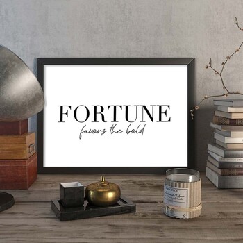 アートポスター A4 サロン アパレル系内装 カウンター装飾に Fashion Iconフォーチュン 送料無料-1