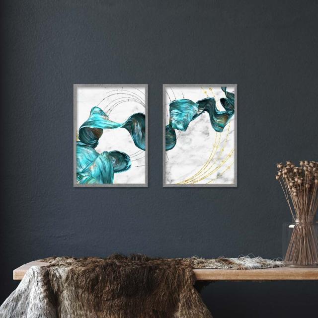 アートポスター A4 クリエイティブテイスト miim ポスター 幾何学 模様 近未来感モダン 絵 グラフィック AB10915064-6409 送料無料-12