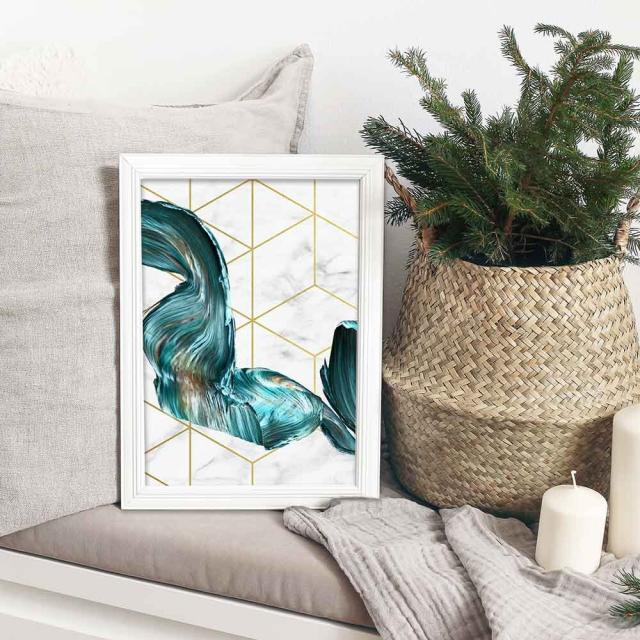 アートポスター A4 クリエイティブテイスト miim ポスター 幾何学 模様 近未来感モダン 絵 グラフィック AB10915065-6411 送料無料-1