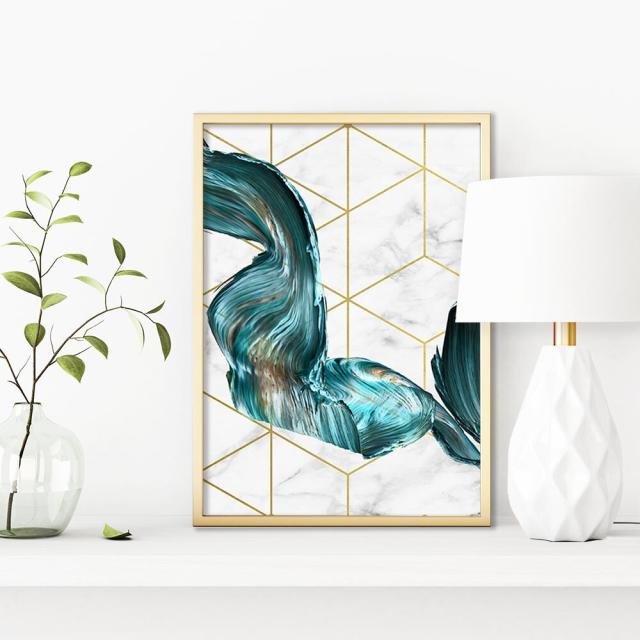 アートポスター A4 クリエイティブテイスト miim ポスター 幾何学 模様 近未来感モダン 絵 グラフィック AB10915065-6411 送料無料-2