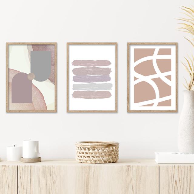 アートポスター A4 スモーキートーン miim ポスター北欧 クール モダン ベージュ 抽象 ABSTRACT 送料無料-11