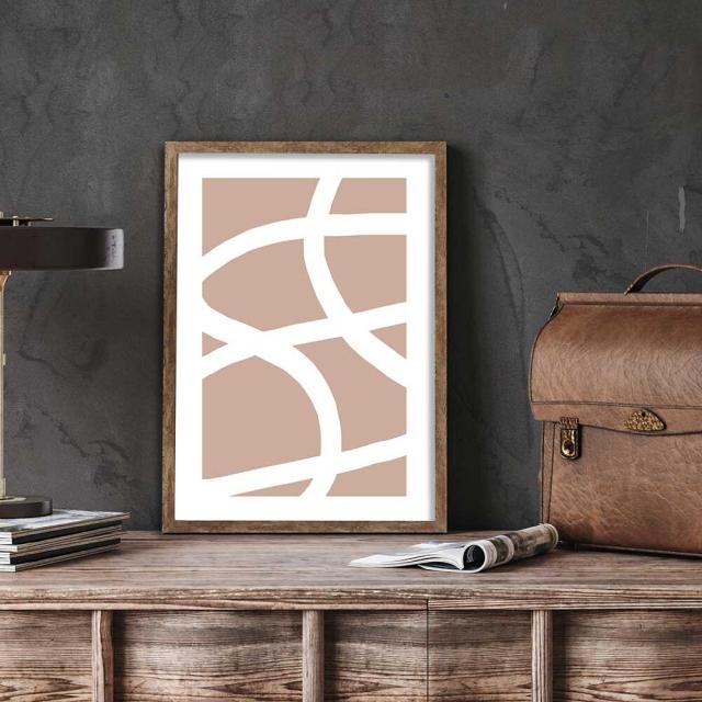 アートポスター A4 スモーキートーン miim ポスター北欧 クール モダン ベージュ 抽象 ABSTRACT 送料無料-2