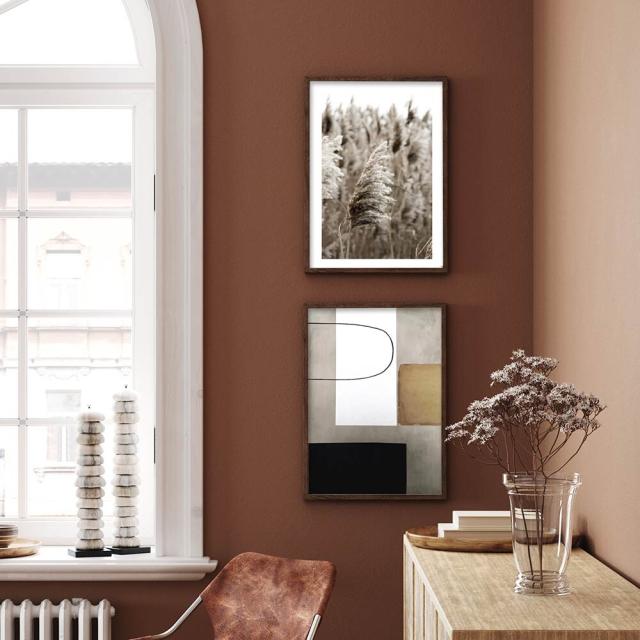 アートポスター A3 余白バランスがおしゃれA3 A3 北欧 モダン 絵 ナチュラル ベージュ パンパスグラス 送料無料-4