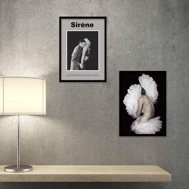 アートポスター A4 サロン アパレル系内装 カウンター装飾に Fashion Iconおしゃれ モダン 送料無料-3