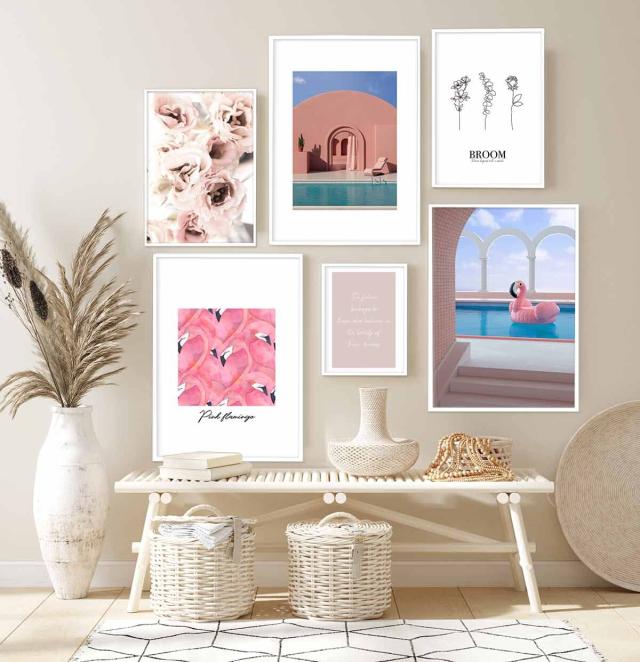 アートポスター A3 miimピンク コーラル ROSE 薔薇 バラ 花アートプリント 高級印画紙 PO27 送料無料-8