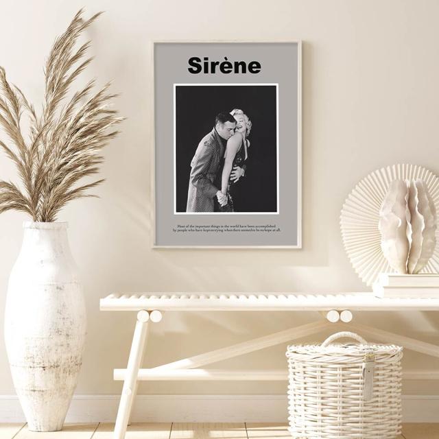 アートポスター A4 サロン アパレル系内装 カウンター装飾に Fashion Icon女性 おしゃれ モード AB10908509-6429 送料無料-1